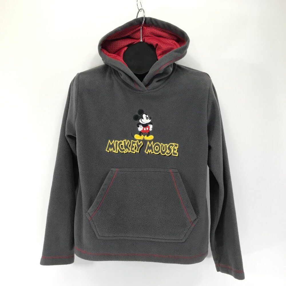 Disney Mickey & Co. Embroidered Fleece Hoodie Women's Medium Pullover Sweatshirt
